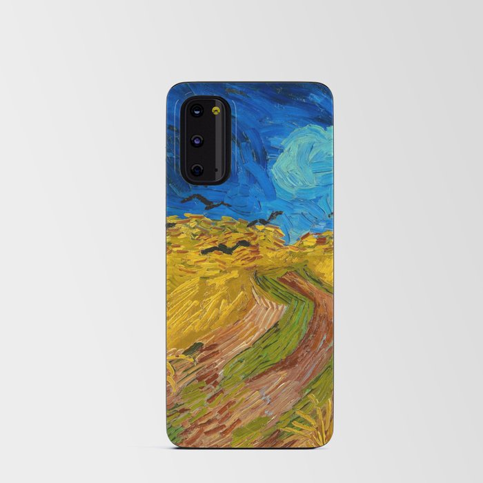 Wheatfield with Crows, 1890 by Vincent van Gogh Android Card Case