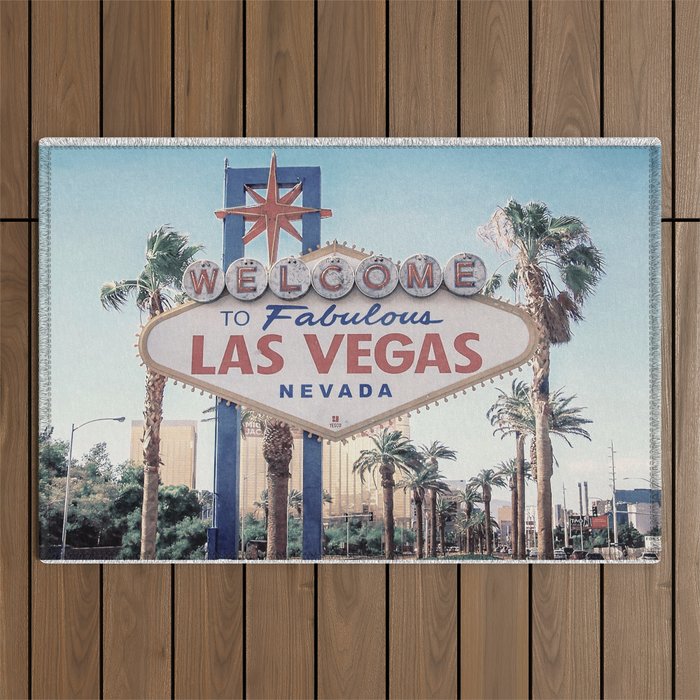 Las Vegas Sign Outdoor Rug