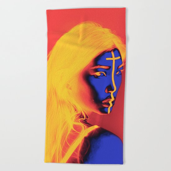 Zina Beach Towel