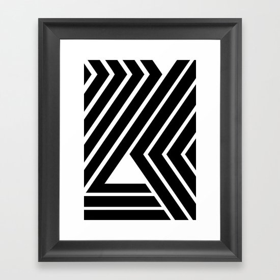WILD STRIPES Framed Art Print