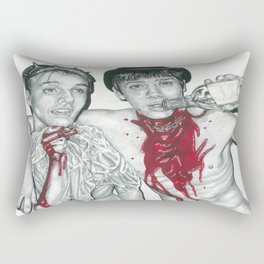 Bloody Boys drawing Rectangular Pillow