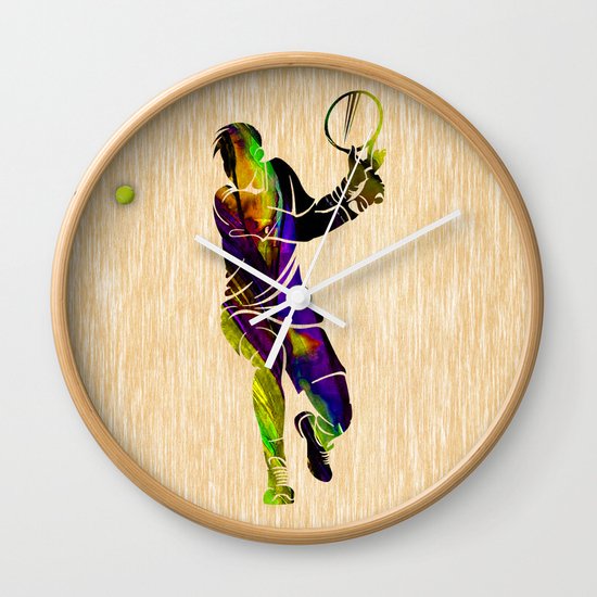 Tennis Wall Clock