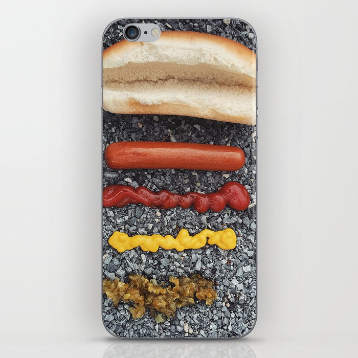 Deconstructed Hot Dog iPhone Skin
