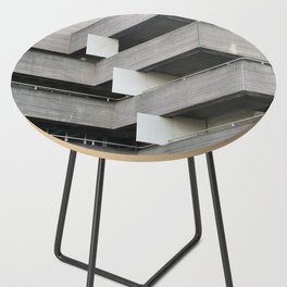 brutalist angles - national theatre london Side Table