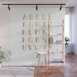 Fawn Uppercase ABCs Wall Mural