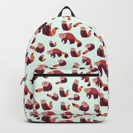 Red Panda Pattern Backpack