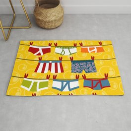 Underpants Laundry Rug