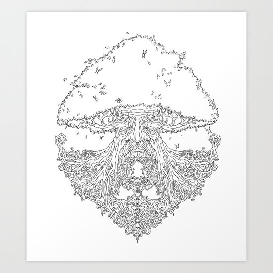 The Deku Tree Art Print
