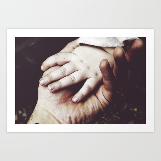 Hold My Hand Art Print
