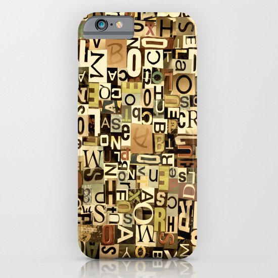 Alphabet iPhone & iPod Case