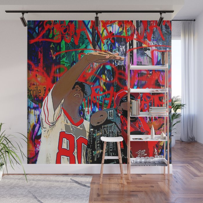 B Boys Wall Mural By Elegua78 Society6 B Boys Wall Mural