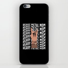Heavy Metal Mom iPhone Skin