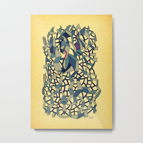 - abyssal serenade - Metal Print