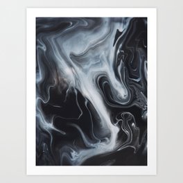 Gravity I - Abstract Marble Art Print