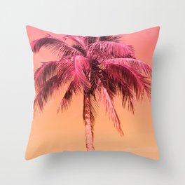 Palm Tree Beach Dream #1 #wall #art #society6 Throw Pillow