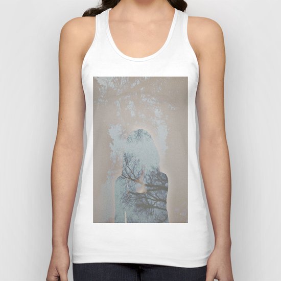 A Ghost in the Trees Unisex Tank Top