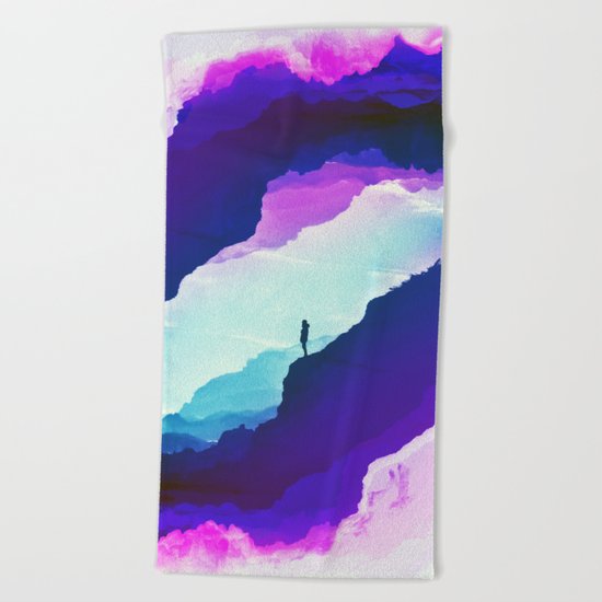 Violet dream of Isolation Beach Towel