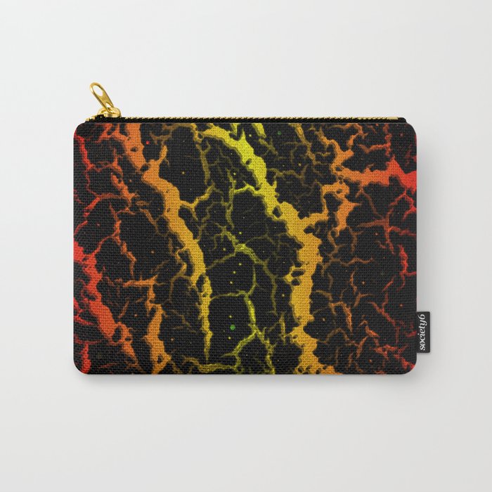 Cracked Space Lava - Red/Yellow Carry-All Pouch