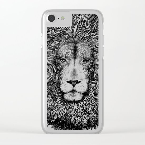 king of the jungle Clear iPhone Case