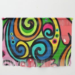 Heart Doodle 4 Wall Hanging