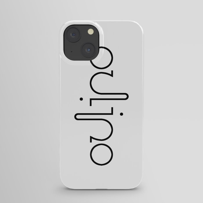 OULIPO ambigram iPhone Case