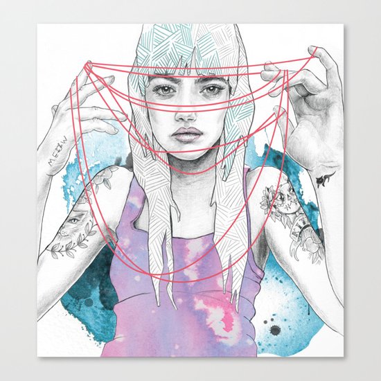 Cat's Cradle Canvas Print