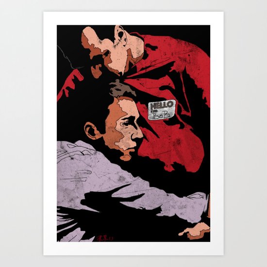 Hello I'm Bob/ fight club/ tyler durden Art Print