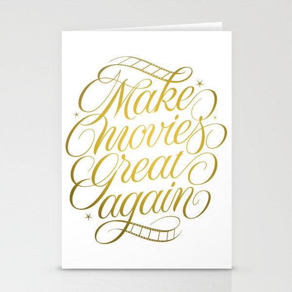 Make Movies Great Again! Stationery Cards