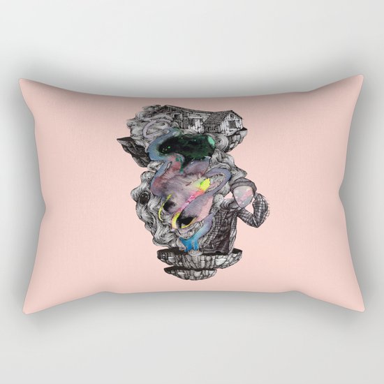face x2 Rectangular Pillow