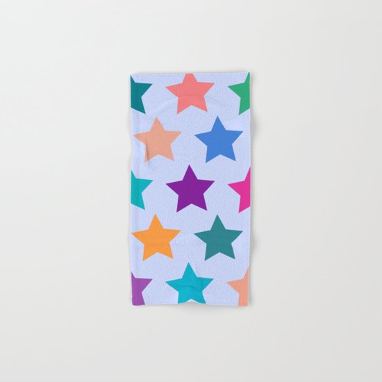 Colorful Stars Hand & Bath Towel
