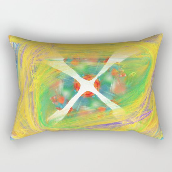 the gate Rectangular Pillow