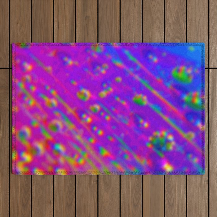 Rainbow Rays Outdoor Rug