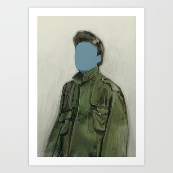major blue Art Print