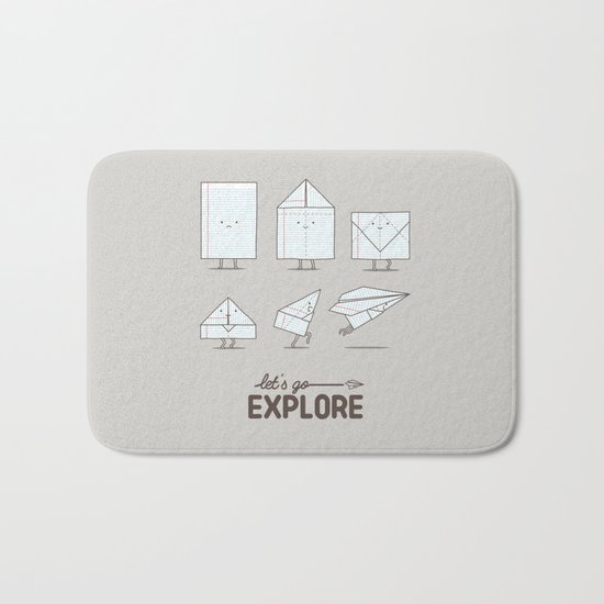 Let's go explore Bath Mat