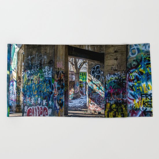 Graffiti Playground Beach Towel
