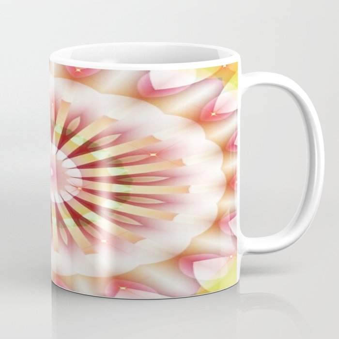 Sparkley Flower Wheel Coffee Mug