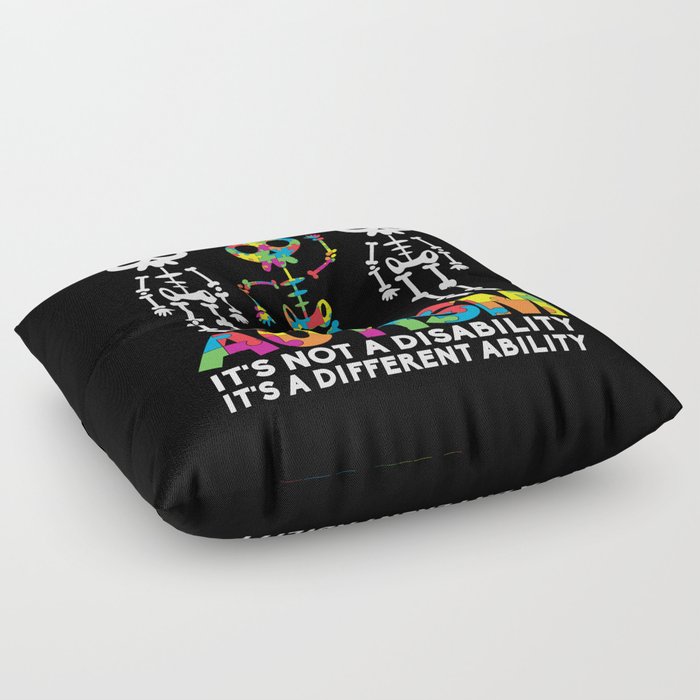 Autism Awareness Different Ability Floor Pillow