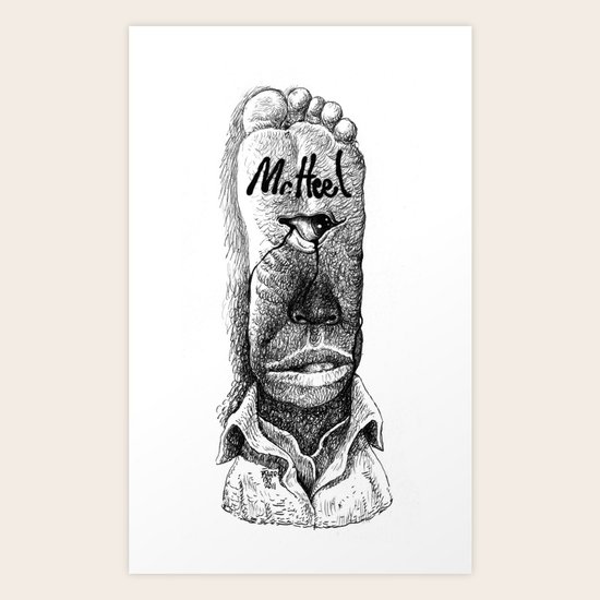 Mr. Heel Art Print