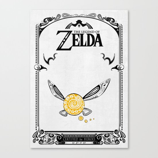 Zelda legend - Navi Canvas Print