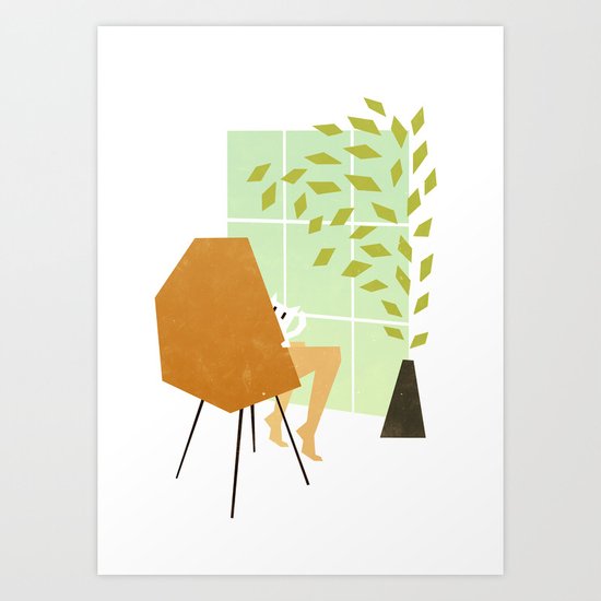 Mrs Claw Art Print