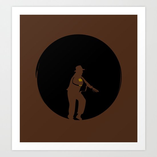 Run Indy Run Art Print