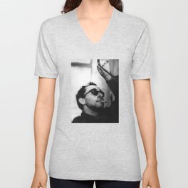 Jean-Luc Godard V Neck T Shirt
