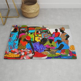 african market 1 Rug