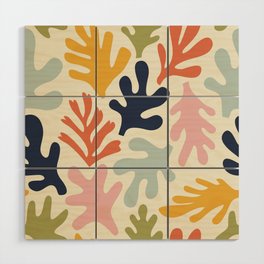 Henri Matisse Colorful Tropical Cut Outs Pattern  Wood Wall Art