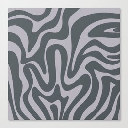 20 Abstract Liquid Swirly Shapes 220824 Valourine Digital Design  Canvas Print