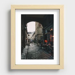 Cafe Culture | Paris Recessed Framed Print