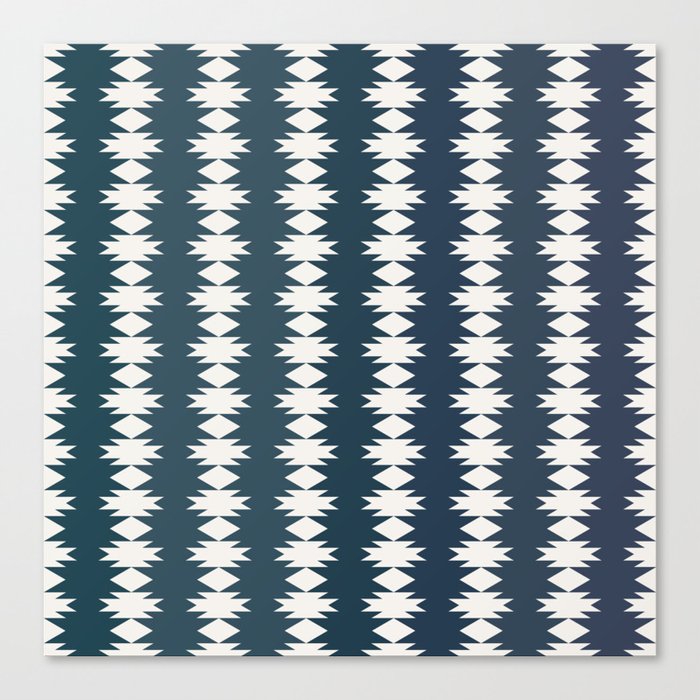 Geometric Southwestern Pattern XXXIX Canvas Print