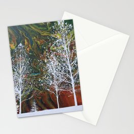 White Trees Stationery Cards