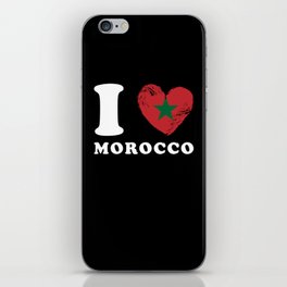 I Love Morocco iPhone Skin