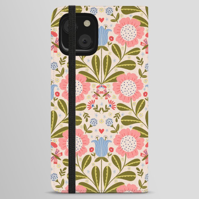 Blooms & Butterflies  iPhone Wallet Case